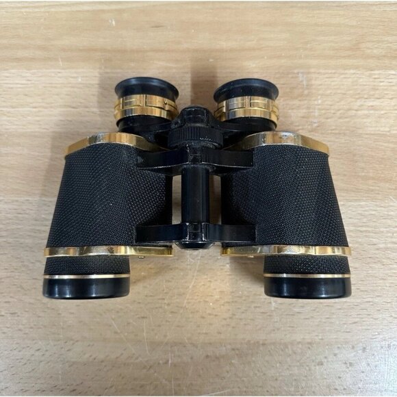 VTG Tasco Binoculars 1976 Montreal Olympics 7x35 Wide Angle w/Leather Case AS IS - Picture 4 of 8